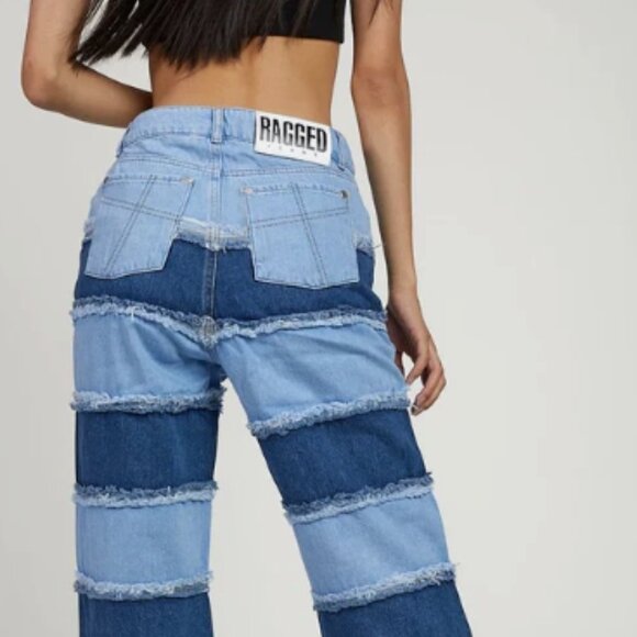 Ragged Priest Two Tone Panel Jeans // Size 34 // rare find - Picture 3 of 8